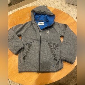 Spyder Boy zip up fleece hoodie jacket